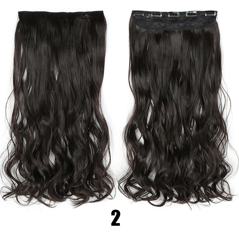 Women's Big Wavy Long Curly Hair Extensions Are Naturally Fluffy And No Trace